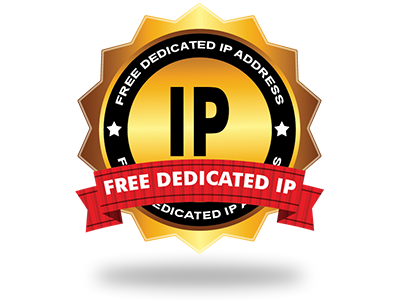 A no cost Dedicated IP address